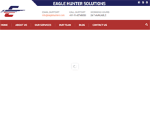 Tablet Screenshot of eaglehunters.com